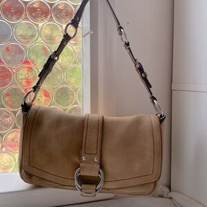 Vintage Coach tan leather Y2K soho handbag